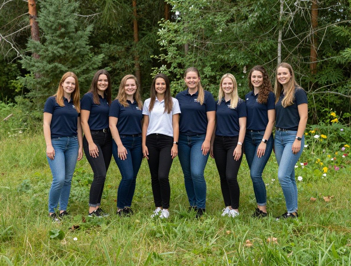 Nuori nainen joogan harjoittelun jälkeen ulkona, rento ja tyytyväinen ilme, taustalla puisto