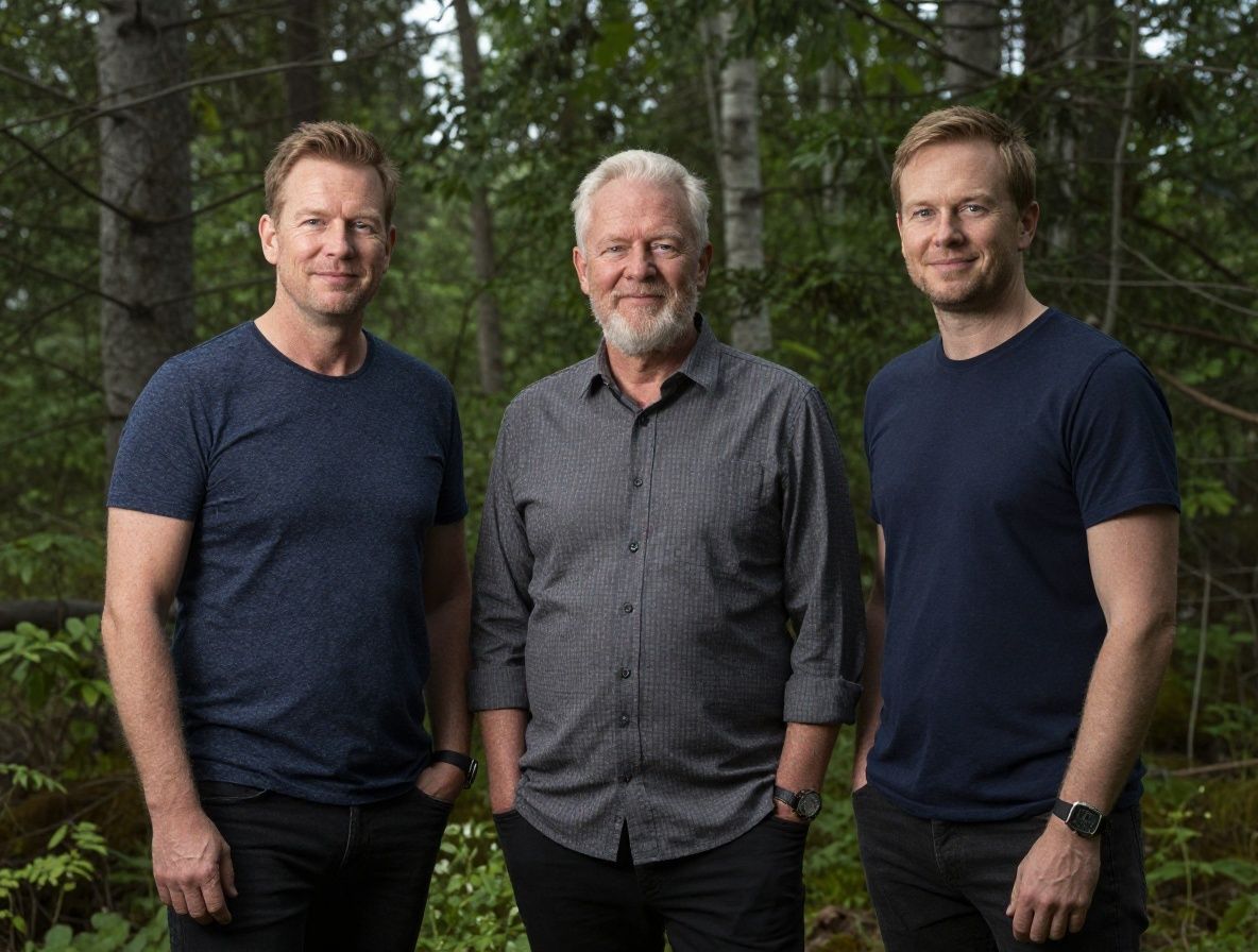 Mies seisoo ulkona luonnonmaisemassa kertoen rauhallisesti kameralle elämäntavoistaan ja luonnollisista valinnoistaan